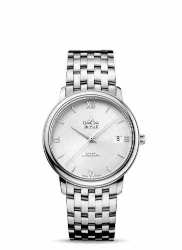 Omega De Ville Prestige Co-Axial 36.8 Stainless Steel / Silver / Bracelet 424.10.37.20.02.001 (42410372002001)